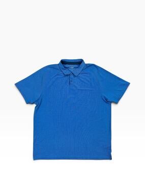 Rhone Delta Pique Performance Polo Blue — Size Large